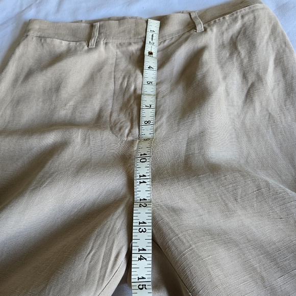 Aritzia Babaton US8 wide-legged trouser pants, tan with a pink undertone - Picture 10 of 12